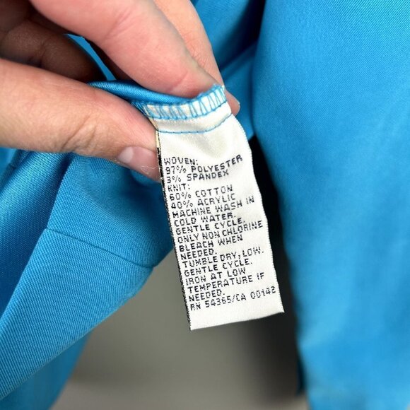 Allison Daley Y2K blue zip up size 10 - Picture 5 of 7
